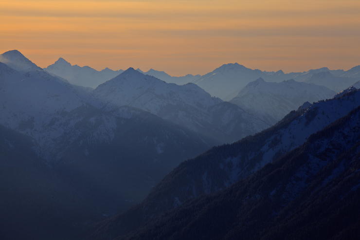 Blick in die Ammergauer Alpen